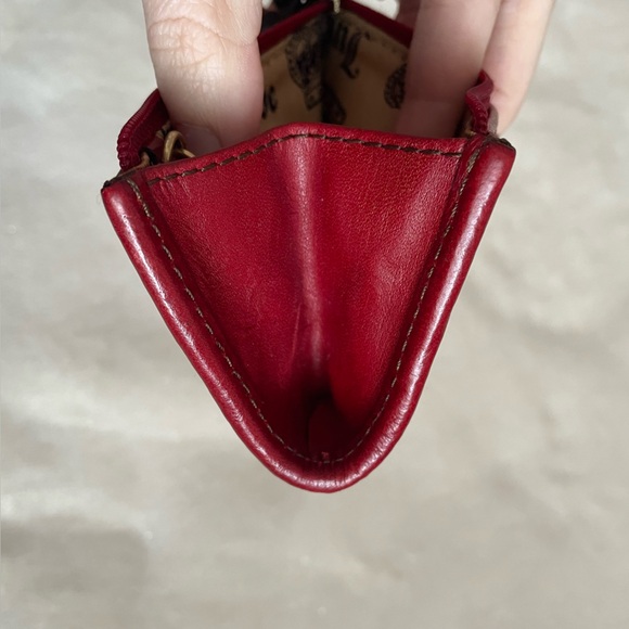 Sold✨vintage y2k Juicy Couture Genuine Leather Terry Cloth Boho Card Wallet ✨ - Picture 8 of 11